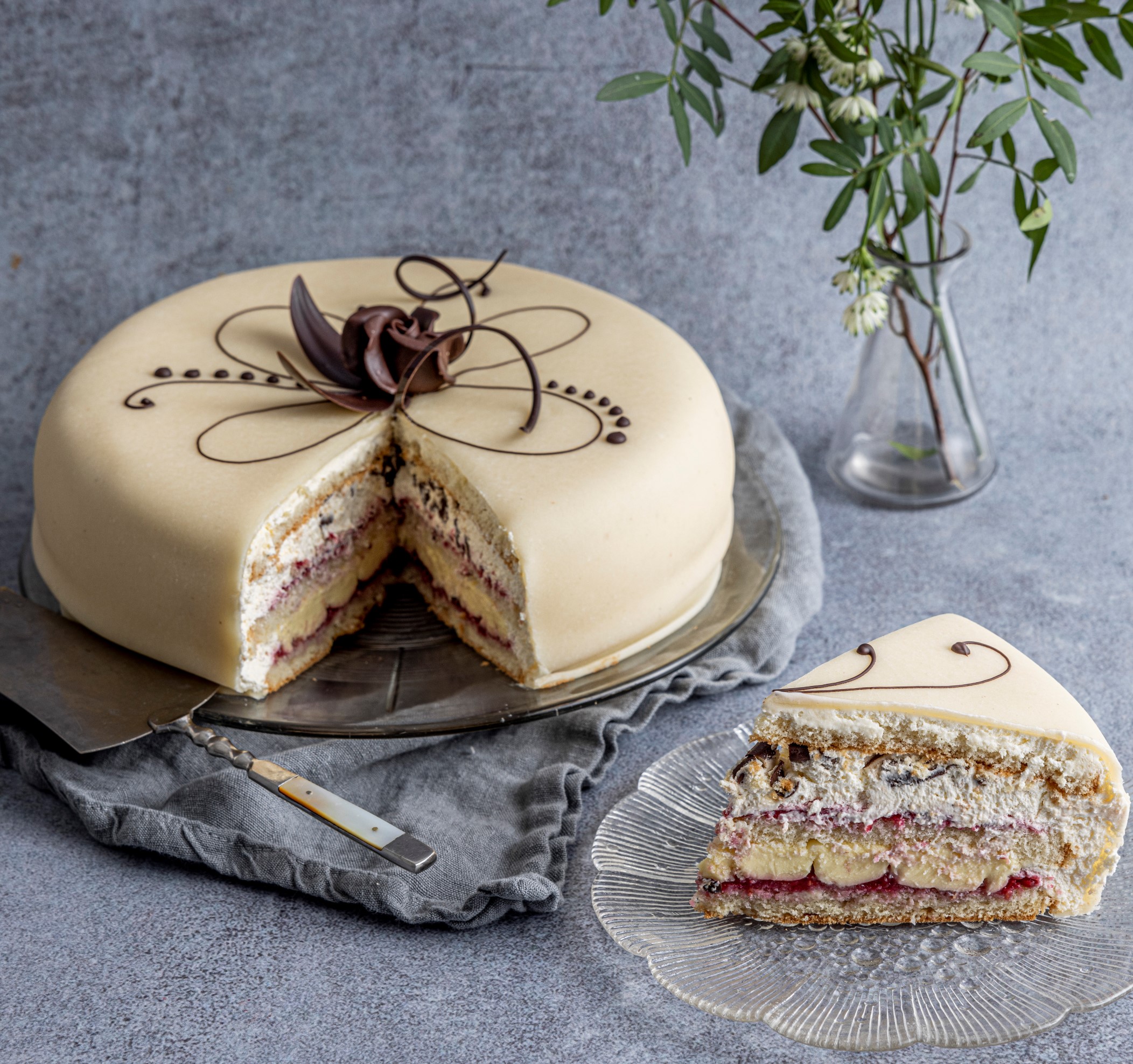 Konditorens anbefaling: Marsipankake